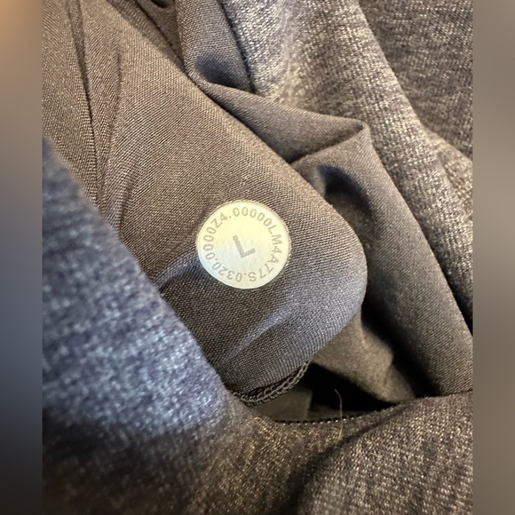 Lululemon Surge Warm Full Zip Hoodie Heather Gray Jacket Large - Picture 4 of 4